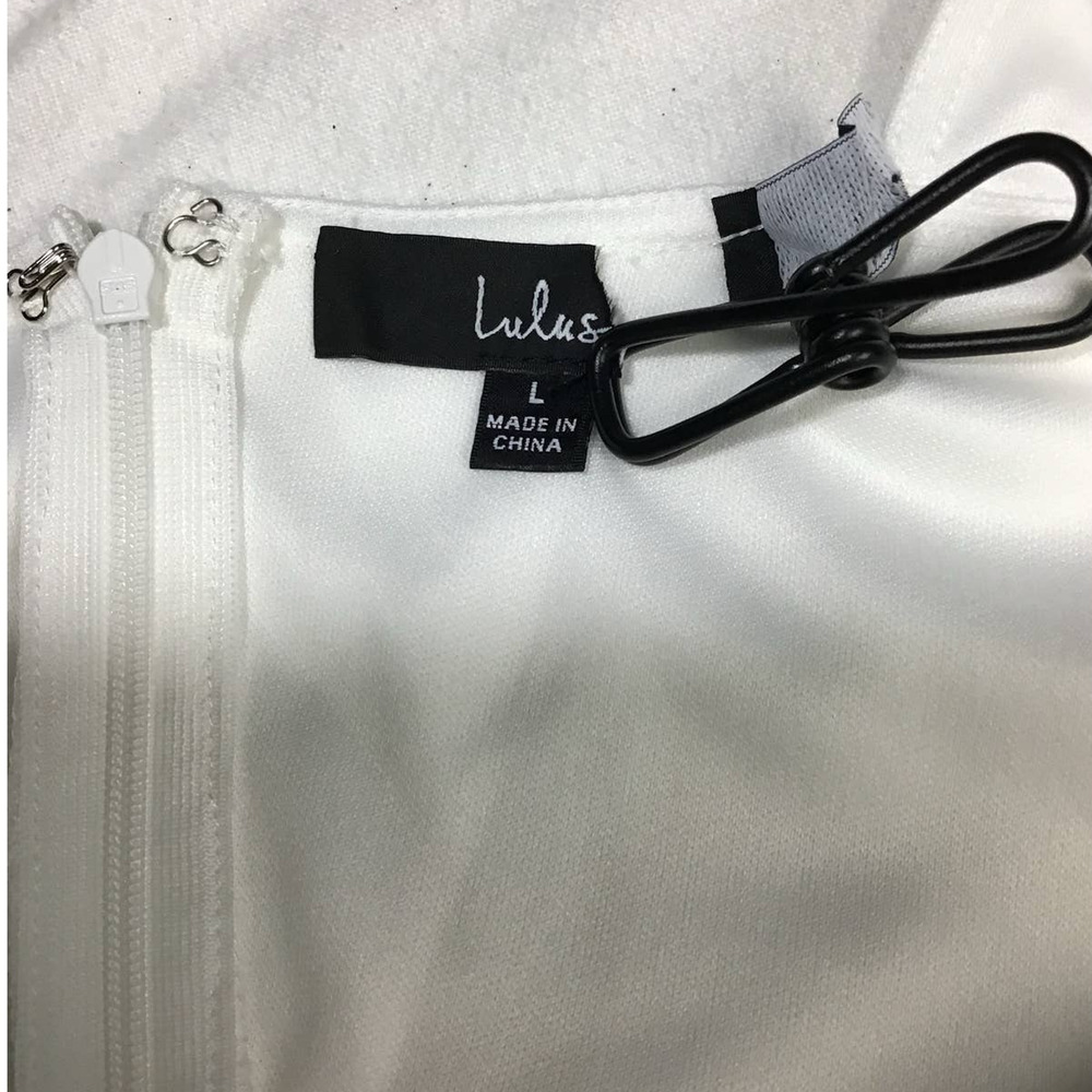 Lulu's White Ruffle Jumpsuit - Picture 5 of 9